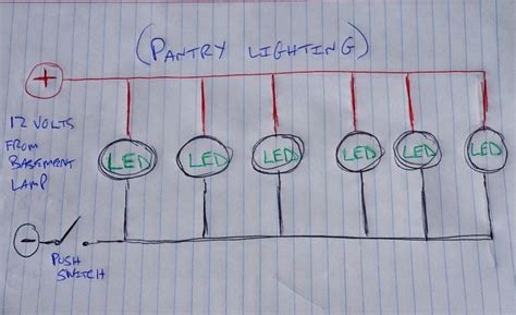 He recently purchased 2xled lights which have 4 small led's in each fitting. Adding LED Lighting To My RV Kitchen Pantry