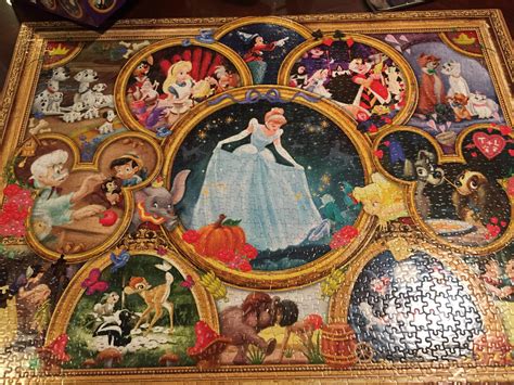 Just finished this Ceaco Disney Classics puzzle, easy 1500 (two missing 