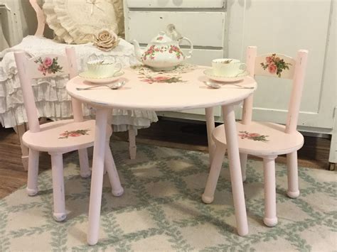 Kids' table & chair sets. Pin on Shabby Chic