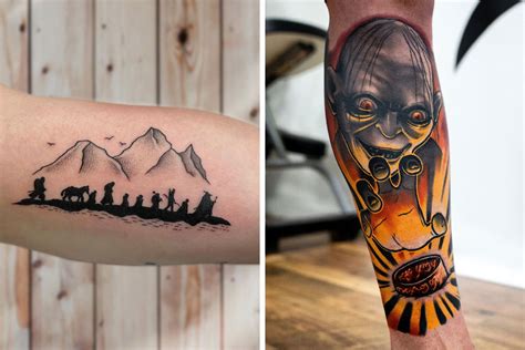 135 Lord Of The Rings Tattoo Ideas That Rule Over All Bored Panda