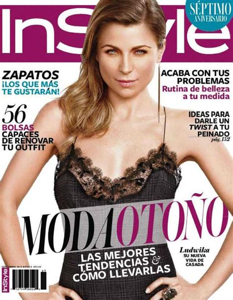 Ludwika Paleta On Cover For Instyle Magazine September 2013 Latina Novelas