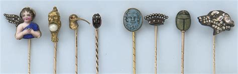 A Collection Of Eight Antique Tie Pins Christies
