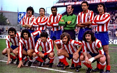 May 2021 wednesday 12th may spanish la liga. EQUIPOS DE FÚTBOL: ATLÉTICO DE MADRID Campeón de Liga 1976-77