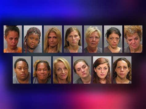 13 Women Arrested In Jacksonville Prosititution Sting