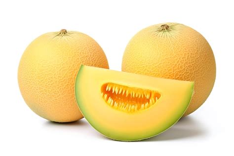 Premium Photo Melon Fruit Isolated On White Background