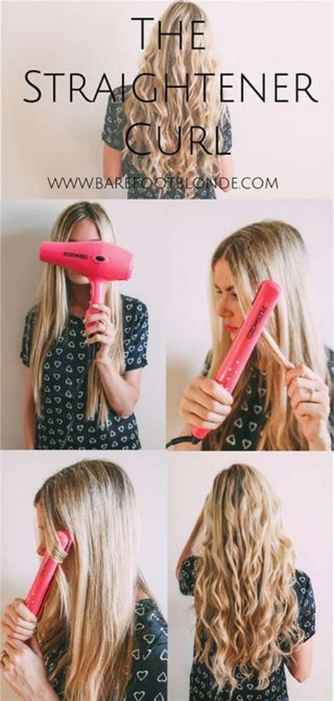 Hair Straightening Tutorials The Goddess Curls With Straightener How To Curl Your Hair