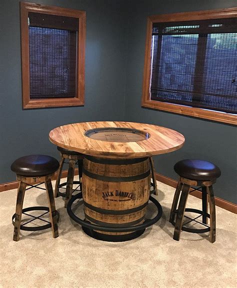 Whiskey Barrel Pub Table And Chairs A Perfect Blend Of Style And