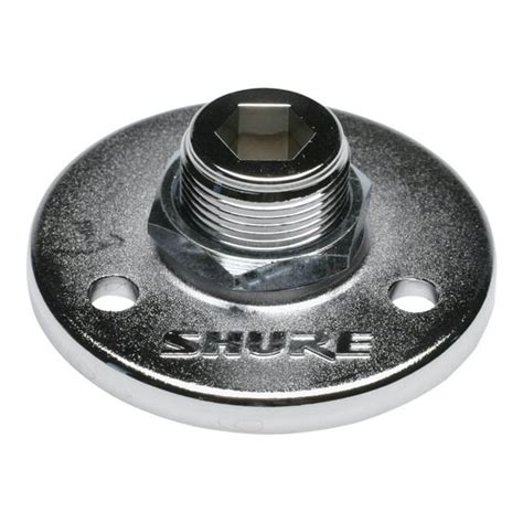 Shure Flange Mount For Microphone Matte Silver