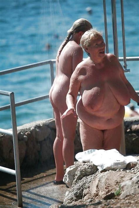 BBW Matures And Grannies At The Beach 280