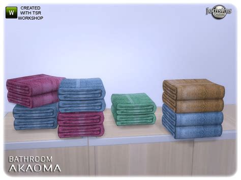 The Sims Resource Akaoma Bathroom Deco Towel
