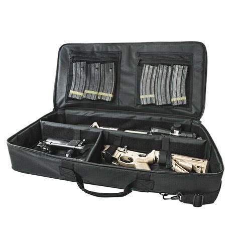 Vism 26 Padded Rifle Bag Mag Pouch Carbine Soft Gun Case Black