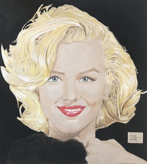 Dessin Marilyn Monroe