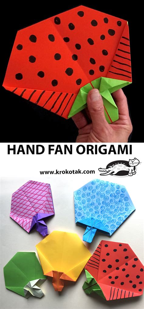 Krokotak Hand Fan Origami