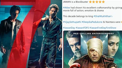 jawan twitter review सिनेमाघरों में रिलीज हुई शाहरुख खान की जवान ट्विटर पर सामने आया पहला