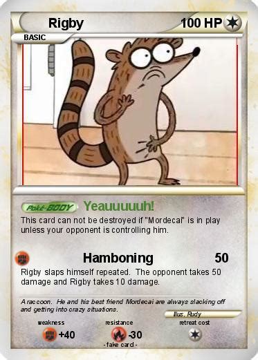Pokémon Rigby 158 158 Yeauuuuuh My Pokemon Card