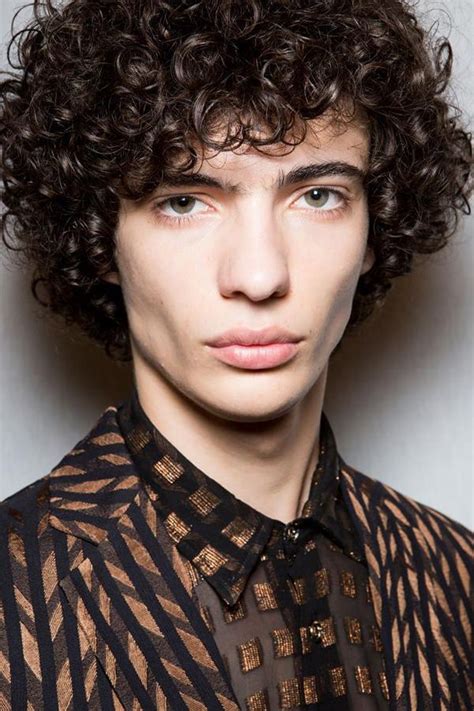 Greek Male Models Curly Hair Hd Modello