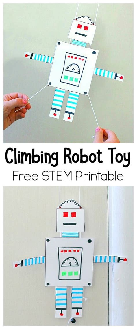 Stem Activity For Kids Free Printable Gliding Robot Buggy And Buddy