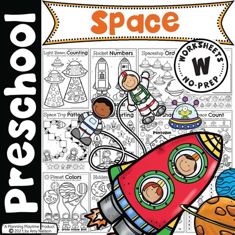 Space Worksheets For Preschool Planning Playtime