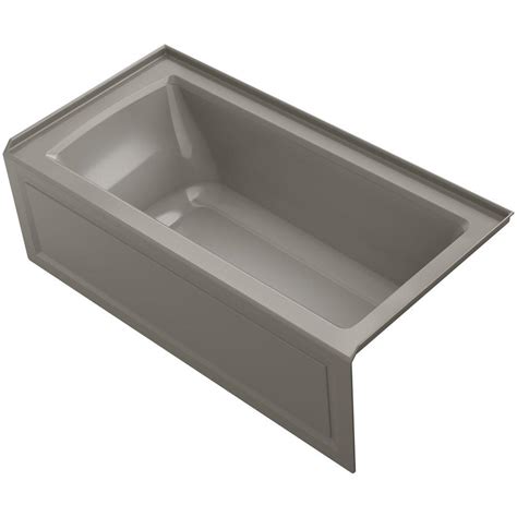 As the name suggests, the bather is able to sit, well supported, whilst submerged to the upper chest in water. American Standard Evolution 5 ft. Left Drain Deep Soaking ...