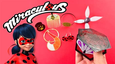 🐞 8 Diy Miraculous Ladybug Papercrafts 🐞 Youtube