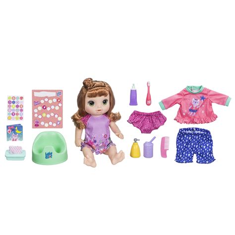 Baby Alive Potty Dance Baby Exclusive Value Pack Red Curly Hair Doll