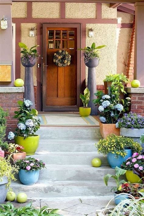 38 Beautiful Front Door Container Ideas Trending