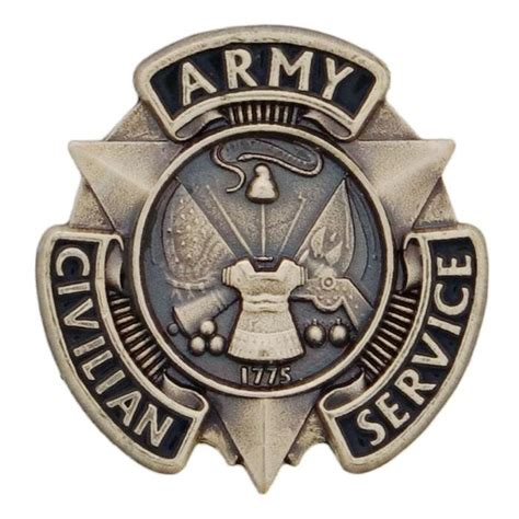 Lapel Civilian Service Us Army Brass Ira Green