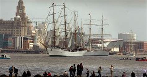 Tall Ships Parade Of Sail Draws Thousands To City Liverpool Echo