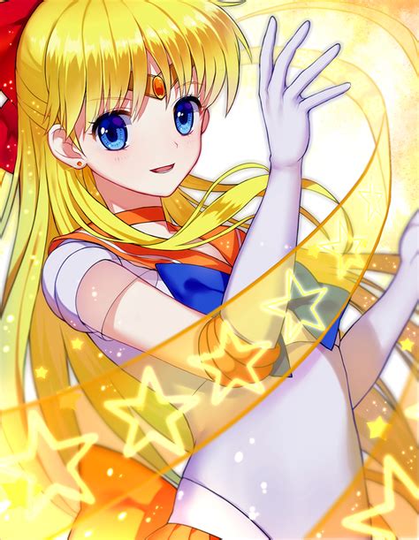 Safebooru Girl D Aino Minako Bishoujo Senshi Sailor Moon Blonde Hair Blue Eyes Bow Elbow
