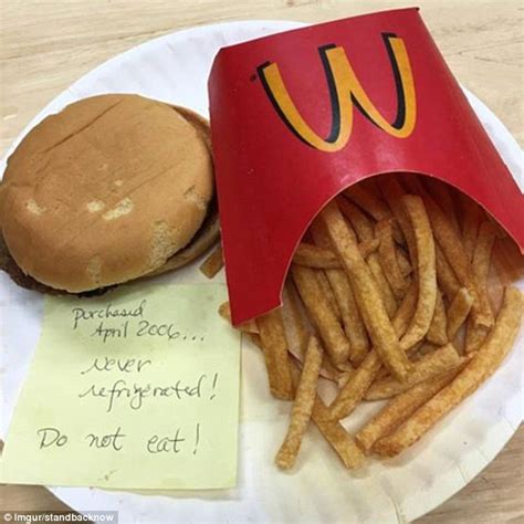 Woman Keeps A Mcdonalds Hamburger And Fries In Her Closet For 24 Years The State