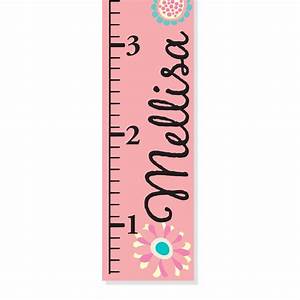 Personalized Children 39 S Growth Charts For Girls Pink