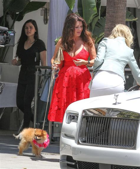 Lisa Vanderpump Filming Real Housewives Of Beverly Hills 06 GotCeleb
