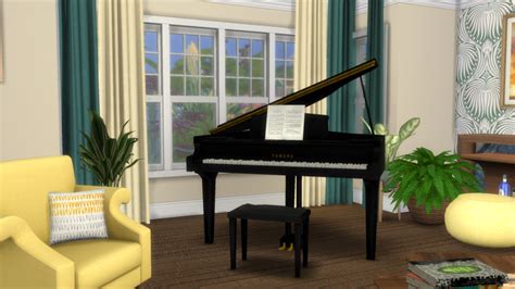Yamaha C3 Grand Piano The Sims 4 Catalog
