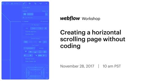 Creating A Horizontal Scrolling Page Without Coding Youtube