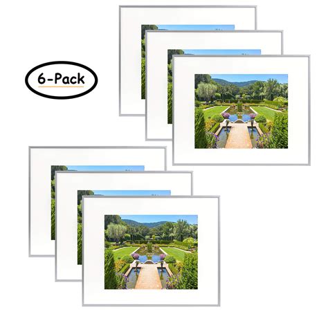 16x20 Inch Metal Picture Frame Collection Aluminum Silver Photo Frame
