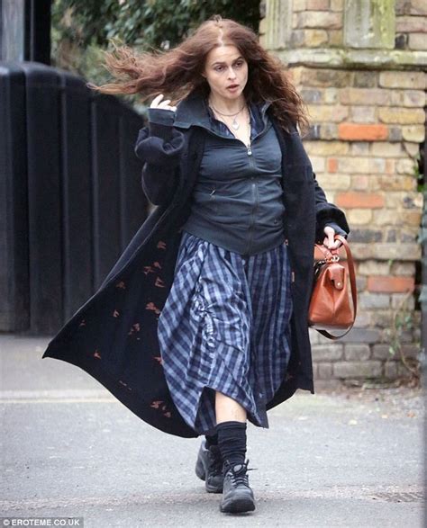 Helena Bonham Carter Covers Up After Posing Naked With A Fish For New