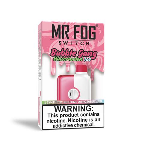 Mr Fog Switch 5500 Puffs Watermelon Bubble Gang Ice Mr Fog