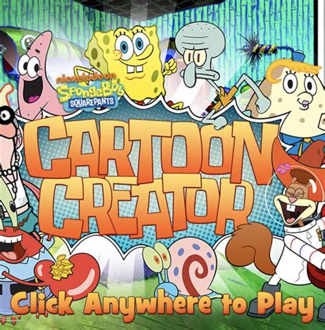 Spongebob Squarepants Cartoon Creator Game Cartoon Creator Games To