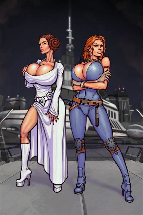 Leia And Mara By Boobsgames Zokko