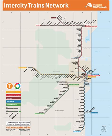 Sydney Train Map