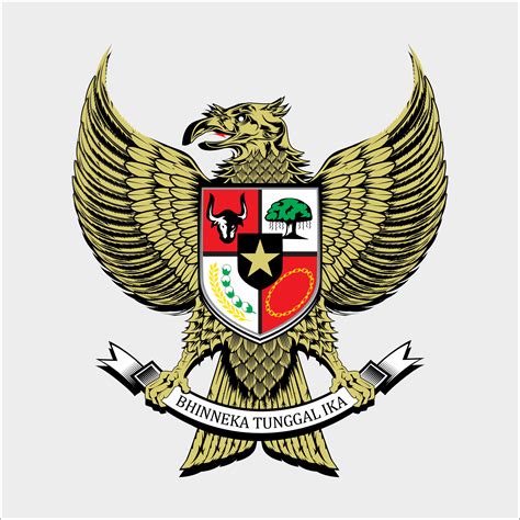 Garuda Pancasila Indonesia National Emblem Engraving