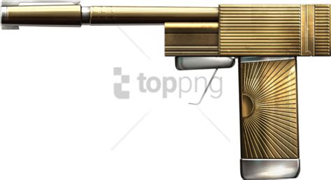 Free Png Gold Gun Png Png Image With Transparent Background Golden