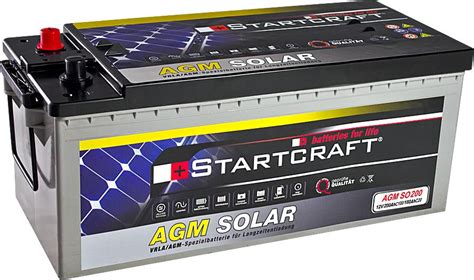 Solarbatterie Startcraft Solar Agm So200 12v 200ah