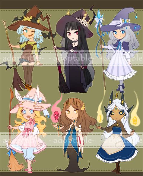 Witches 3 Closed By Aketan Adopts On Deviantart