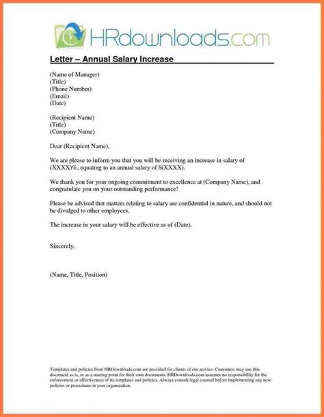 Sample Salary Increase Letter To Employee Uk
