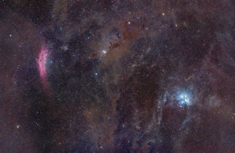 California Nebula To Pleiades Galerie Fotografieat
