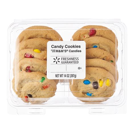 Freshness Guaranteed Candy Cookies Made With Mandm S Candies 14 Oz 10 Count