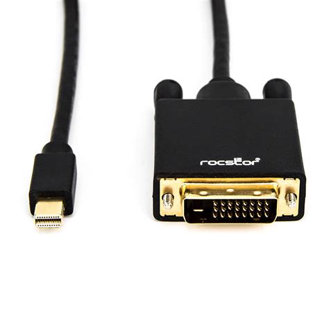 Average rating:0out of5stars, based on0reviews. Rocstor Mini DisplayPort to DVI-D Male Cable (6') Y10C164 ...