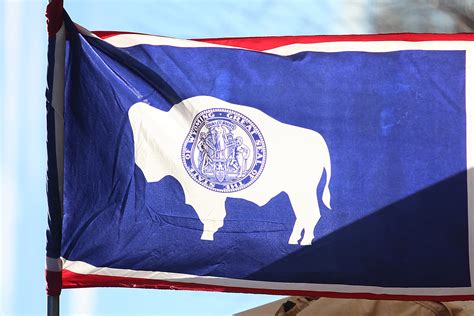 Find One Of The Original State Flags Of Wyoming In This Museum