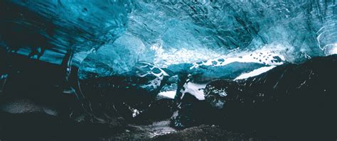 Download Wallpaper 2560x1080 Cave Ice Iceland Icy Dual Wide 1080p Hd